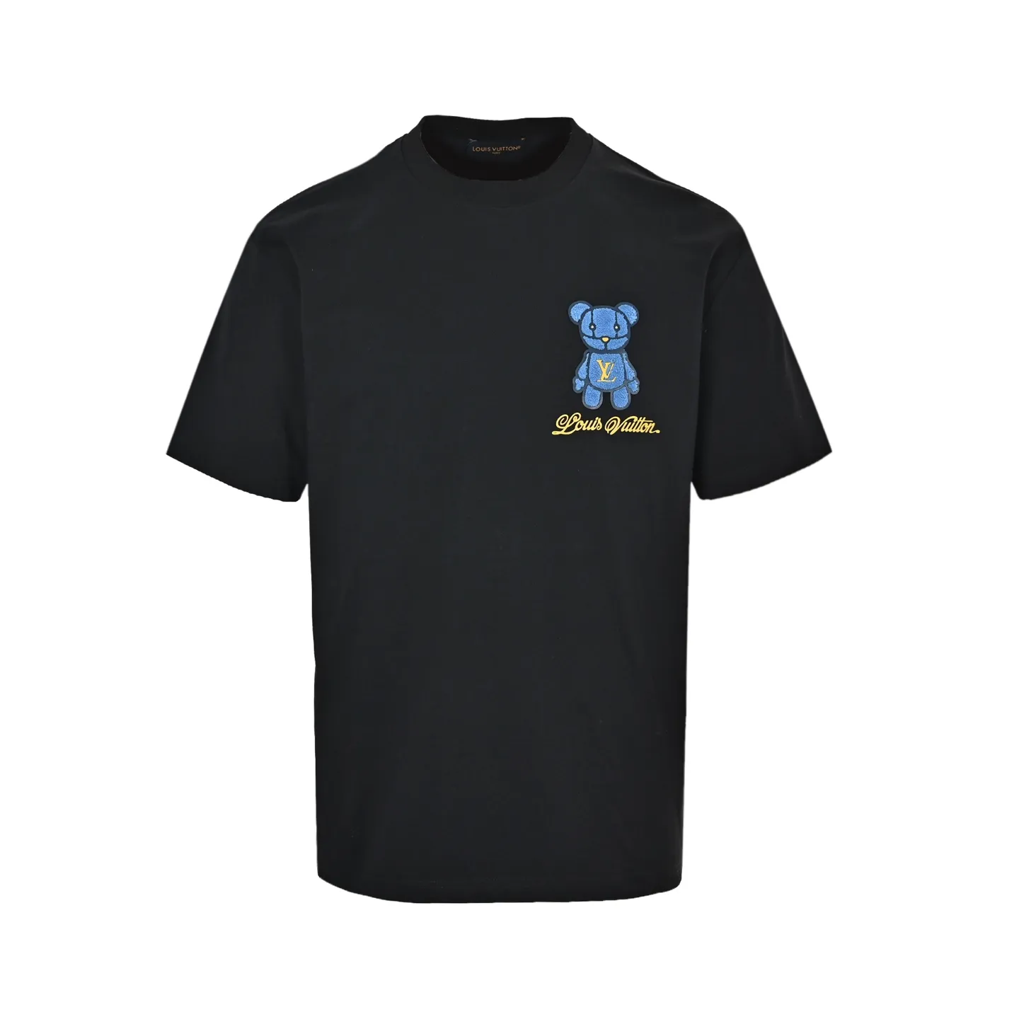 Louis Vuitton/Louis Vuitton 26ss towel patch bear short sleeves